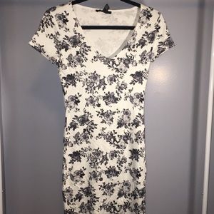 Floral Body-Con Dress